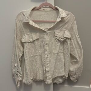 Lightweight Linen Button Up